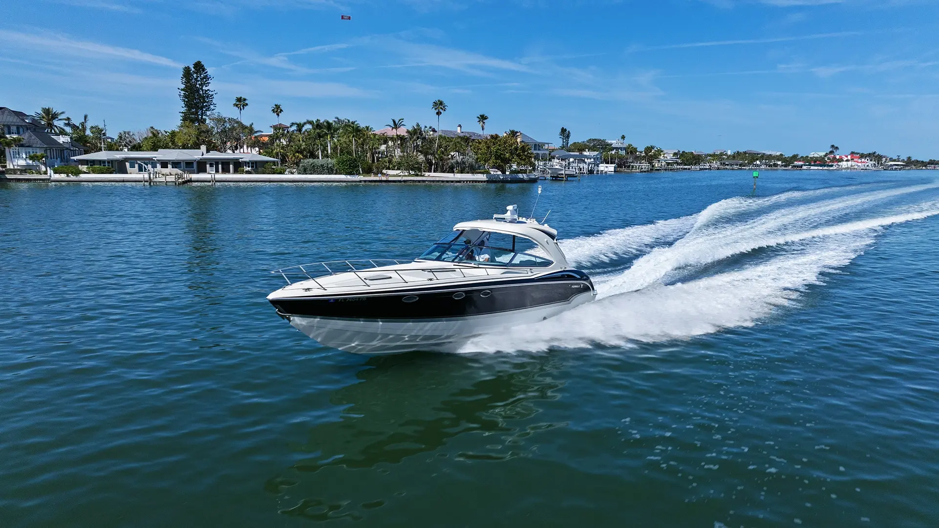 Luxury yacht at sunset - Tampa Yacht Sales